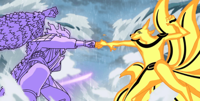 Chơi Naruto vs sasuke 3D phiên bản đối kháng kịch tính